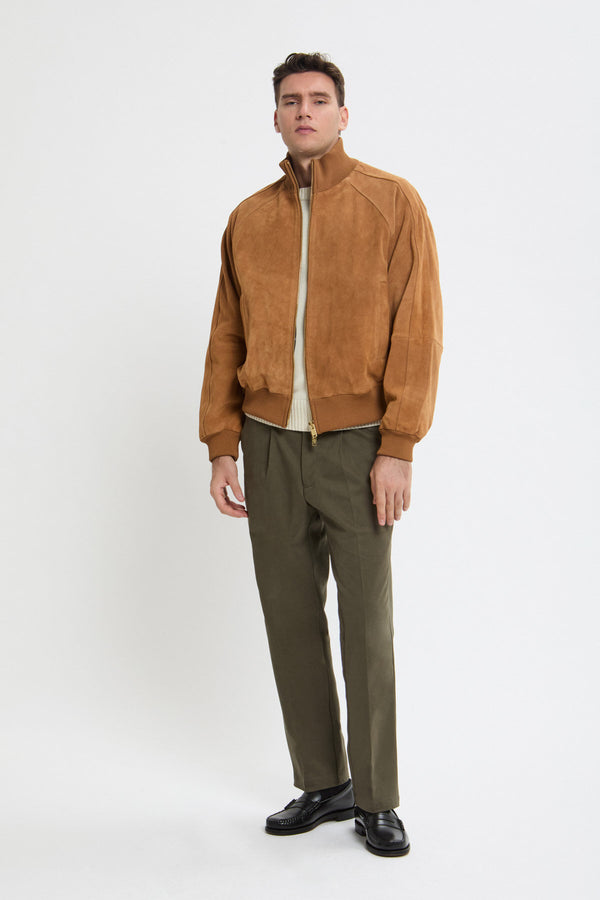 Giacca sportiva in pelle scamosciata Roughout
