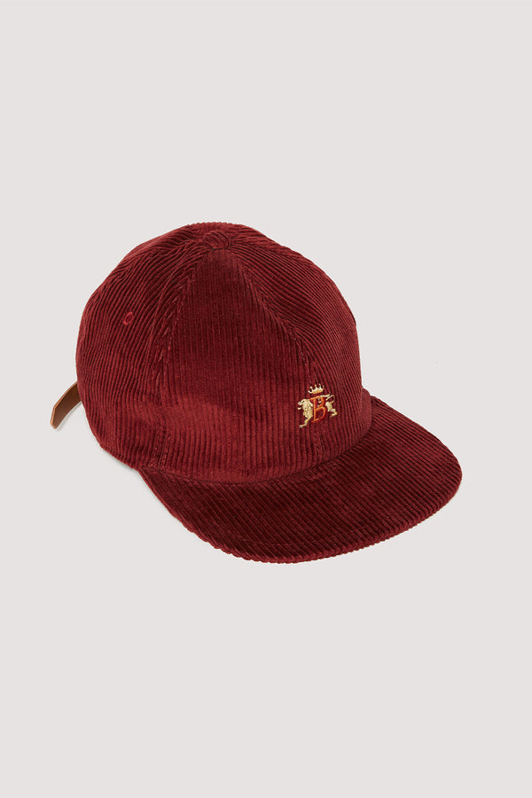 Cappellino Baseball in Corduroy