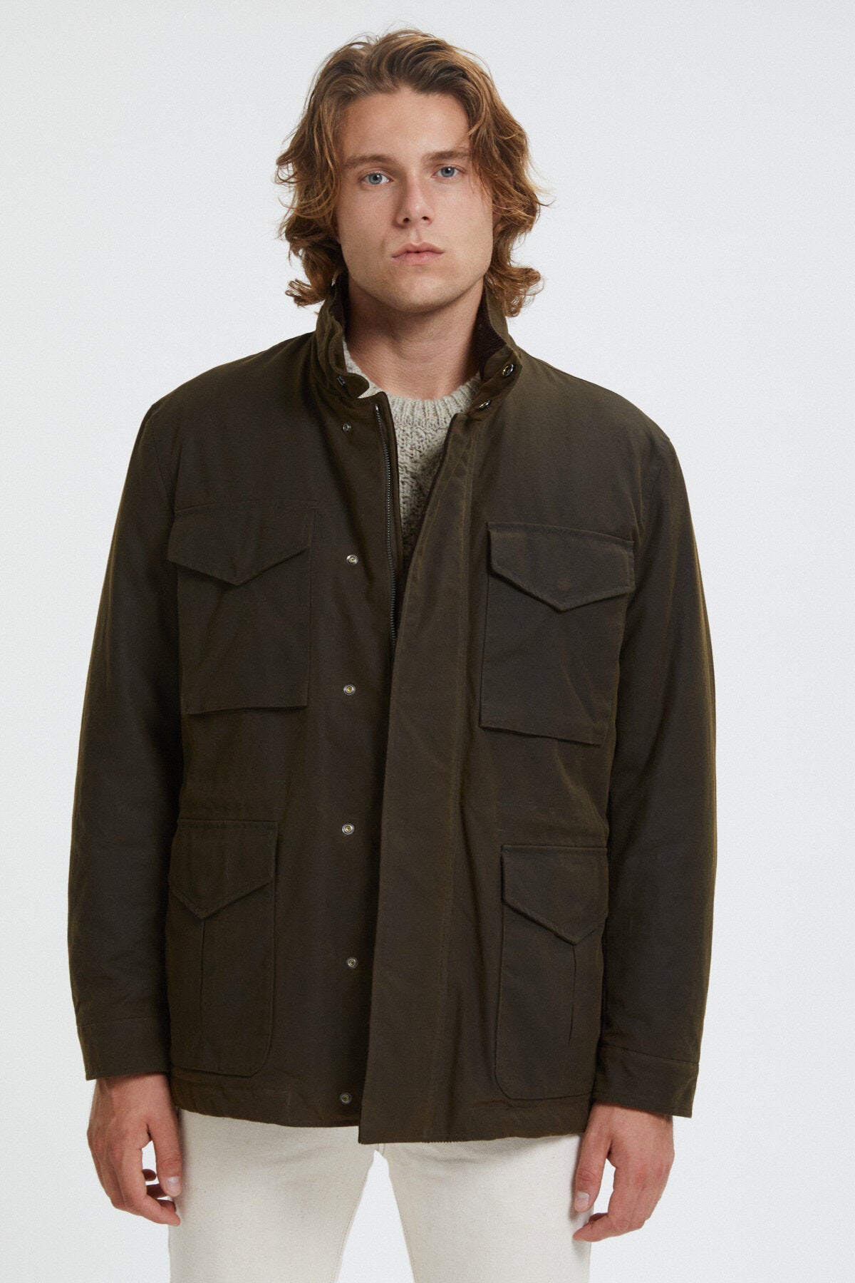 Lindell waxed shop field jacket